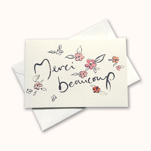 Merci Beaucoup Thank You Card